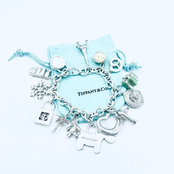 NOT FOR SALE Authentic TIFFANY & CO Multi Charm Bracelet - Picture 8 of 17